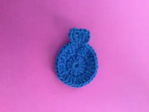 Crochet bird with tail