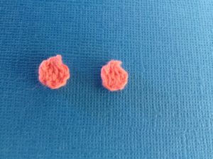 Crochet cat inner ears