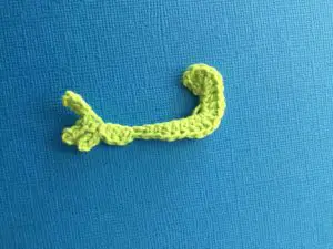 Crochet dancing frog leg