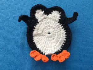 Crochet penguin feet