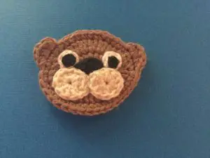 Crochet sea otter face