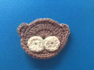 Crochet sea otter head with cheeks