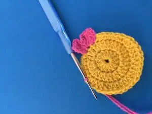 Crochet goldfish beginning body