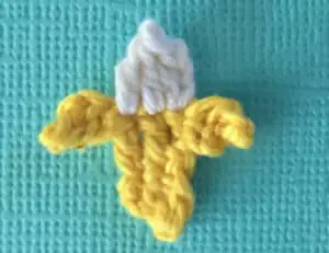 Crochet monkey banana finished