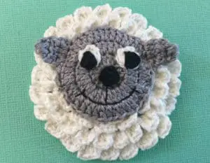 Crochet sheep body and head
