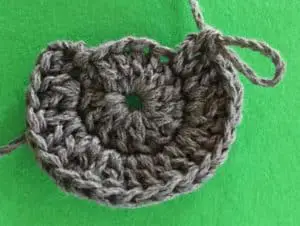 Crochet kangaroo joey body