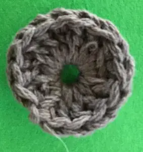 Crochet kangaroo joey head