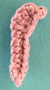 Crochet unicorn back head piece