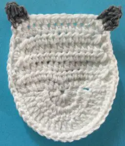 Crochet unicorn inner ears