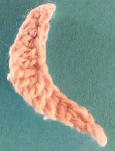 Crochet unicorn third mane
