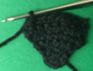 Crochet buffalo bottom head piece