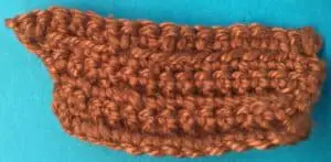 Crochet bald eagle body