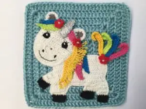Granny square contest unicorn