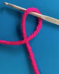 Crochet magic loop first loop