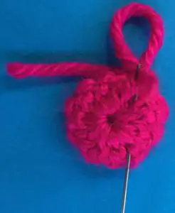 Crochet magic loop weaving in ends