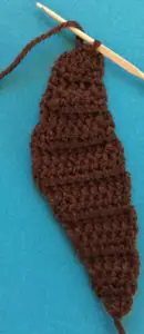 Crochet dog potholder ear