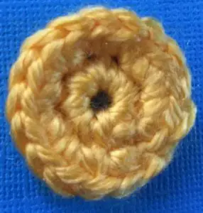 Crochet flower for granny square centre of flower