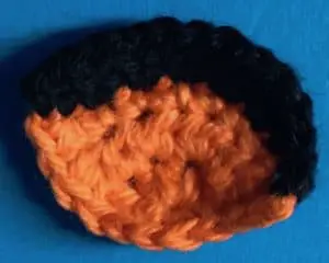 Crochet clown fish black on body fin