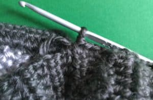 Crochet cat bag beginning stitching strap