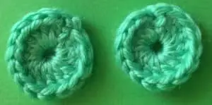 Crochet cat bag outer eyes