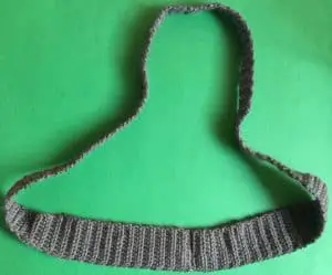 Crochet cat bag strap joined