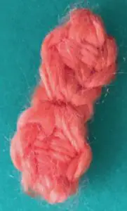 Crochet chicken beak