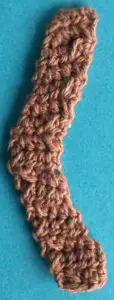 Crochet king parrot branch