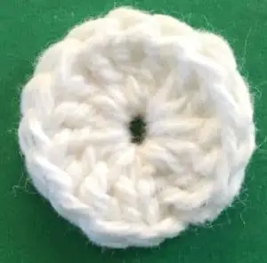 Crochet panda head muzzle
