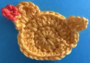 Crochet easy duck beak