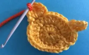 Crochet easy duck beginning beak
