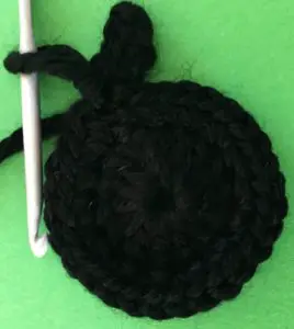Easy crochet sheep head with first ear