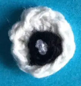 Crochet tropical fish eye