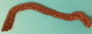 Crochet cockatoo branch