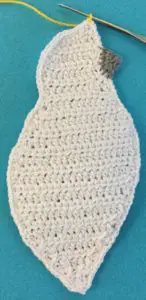 Crochet cockatoo joining for crest