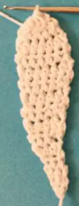 Crochet cockatoo wing