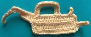 Crochet digger front arm