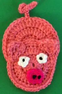 Crochet easy pig body with head