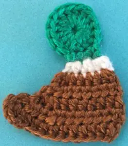 Crochet mallard duck body