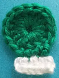 Crochet mallard duck head with neck