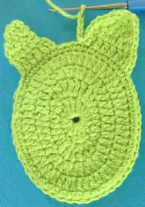 Crochet turtle chain for tail