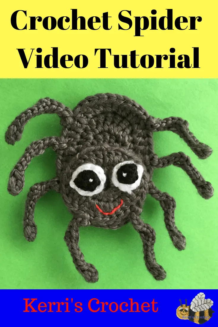 Crochet Spider Video Tutorial • Kerri's Crochet