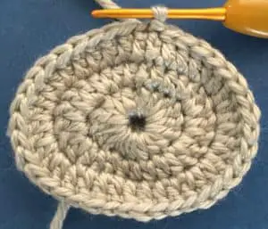 Crochet cloud row three