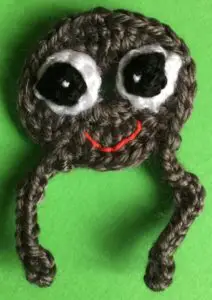 Crochet spider front legs