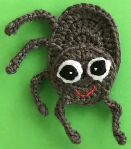 Crochet spider right legs