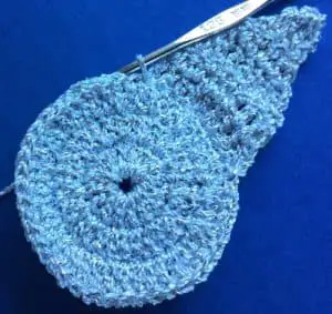 Crochet star joining for second ray