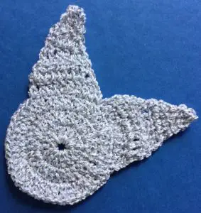 Crochet star second ray