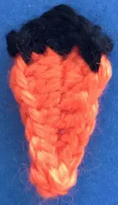 Easy swan crochet beak