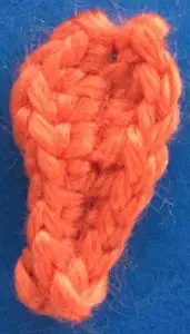 Easy swan crochet beak first part