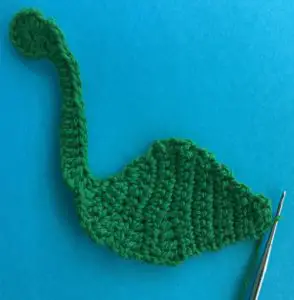 Crochet dinosaur body