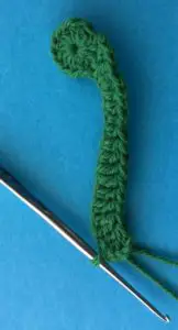 Crochet dinosaur joining for body